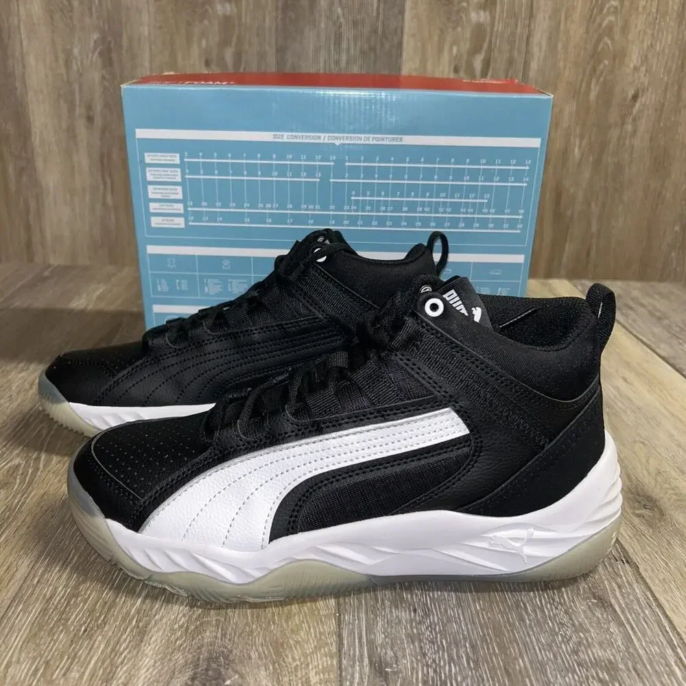 NEW Puma 374899-01 Rebound Future Evo US Size 7.5 Mens Black Sneakers Shoe-